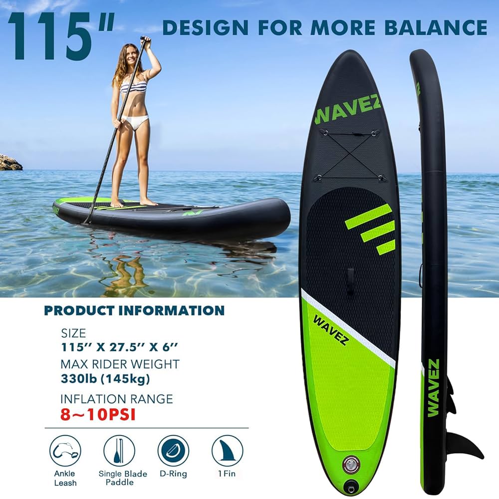 h*a様 AHD SUP ボード Amazon | Peakpath 空気注入式 スタンドアップパドルボード (厚